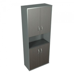 Шкаф Skyland СТ-1.5 Венге/металлик