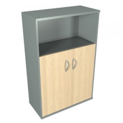 Шкаф Skyland СТ-2.1 Клен/металлик