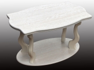 Стол журнальный Мебелик Берже 3 Слоновая кость