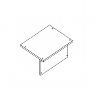 Столешница одноместная Альтерна АЛц.С1ДК-16/2