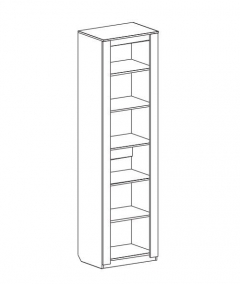 Шкаф Мебельград однодверный Элана Бодега белая