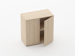 Шкаф низкий закрытый Персона Грата Glassy 6.08.131 Орех