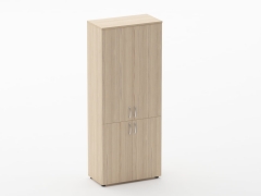 Шкаф высокий закрытый Персона Грата Glassy 6.19.131 Дуб молочный