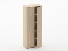 Шкаф высокий закрытый Персона Грата Glassy 6.19.131 Орех