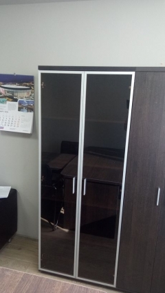 Шкаф для сувениров Альтерна С.Ш-3СТА Венге