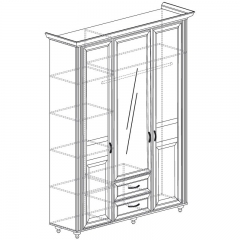 Шкаф 3-дверный Яна Ралли 863