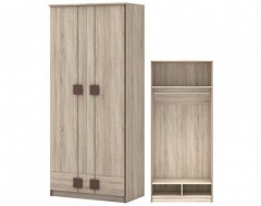 Шкаф 2-х дверный с ящиками Омскмебель Диско Шк24