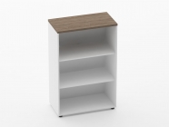 Шкаф 2 широкий открытый Персона Грата Deka 10.12.101 Дуб Верцаска/Белый