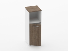 Шкаф 2 узкий закрытый Персона Грата Deka 10.12.13Л Дуб Верцаска/Белый
