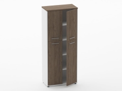 Шкаф 4 широкий закрытый, 4 двери Персона Грата Deka 10.19.141 Дуб Верцаска/Белый