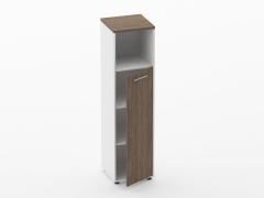 Шкаф 3 узкий закрытый с нишей Персона Грата Deka 10.16.13Пр Дуб Верцаска/Белый