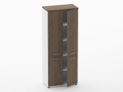 Шкаф 4 широкий закрытый, 4 двери Персона Грата Deka 10.19.151 Дуб Верцаска/Белый