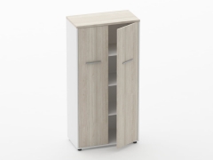 Шкаф 3 широкий закрытый, 2 двери Персона Грата Deka 10.16.141 Дуб Сантана светлый/Белый