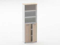 Шкаф 5 широкий верх открытый, низ закрытый Персона Грата Deka 10.23.131 Туя/Белый