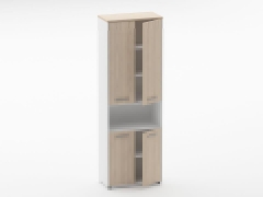 Шкаф 5 широкий закрытый, с нишей Персона Грата Deka 10.23.151 Туя/Белый