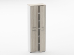 Шкаф 5 широкий закрытый Персона Грата Deka 10.23.161 Дуб Сантана светлый/Белый