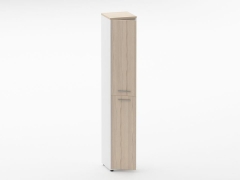 Шкаф 5 узкий закрытый Персона Грата Deka 10.23.16Л Туя/Белый