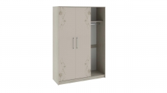 Шкаф SMART мебель Бостон Ясень шимо/Бежевый глянец