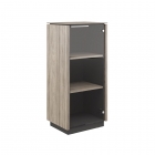 Шкаф однодверный средний стекло правый POINTEX CAP31143001 Вяз