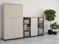 Шкаф однодверный средний левый POINTEX CAP31142102 Светлый дуб