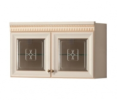 Шкаф навесной Яна Марлен 480 Кремовый белый Патина