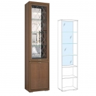 Пенал с витриной Domani Ливорно ЛШ-4 Дуб сонома