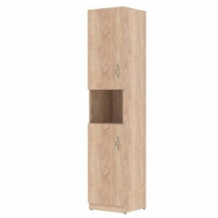 Шкаф колонка c 2-мя глухими малыми дверьми Skyland SR-5U.4 R Дуб Сонома Светлый