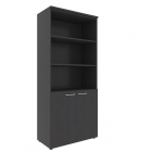 Шкаф с глухими средними и малыми дверьми Skyland XHCS 85.3 Легно Темный