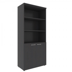 Шкаф с глухими средними и малыми дверьми Skyland XHCS 85.3 Легно Темный