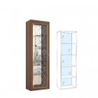 Пенал-витрина Domani Ливорно ЛШ-8 Дуб Сонома