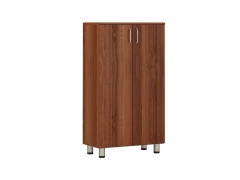 Шкаф с полками Витра Лидер 82.30 Орех Пегас