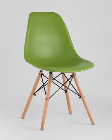 Стул Stool Group Eames Style DSW Зеленый