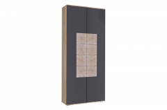 Шкаф двухстворчатый Любимый дом Фиджи ЛД 659.310.000 Дуб золотой Антрацит