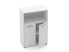 Шкаф 2 широкий закрытый с нишей Персона Грата Deka 10.12.111 Белый