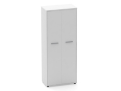 Шкаф 4 широкий верх стеклянные двери, низ закрытый, с нишей Персона Грата Deka 10.19.181 Белый