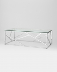 Журнальный стол Stool Group АРТ ДЕКО Серебро