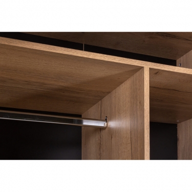 Шкаф двухстворчатый R-home Loft без зеркал Дуб Табак