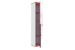 Шкаф одностворчатый Урбан Любимый дом ЛД 528.040.000 Белый/Розовый