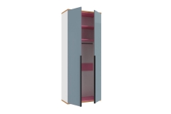 Шкаф двухстворчатый Урбан Любимый дом ЛД 528.050.000 Белый/Розовый