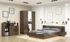 Шкаф трехдверный Браво Куба ШР-3 Таксус Вольфрам