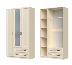 Шкаф трехдверный Браво Кантри ШР-3 Слоновая кость