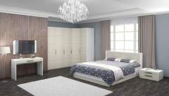 Шкаф трехстворчатый Браво Вива ШР-3 Белый Белый глянец