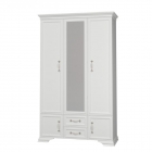 Шкаф трехдверный Браво Грация ШР-3 с зеркалом Белый