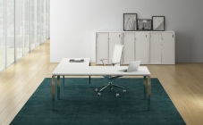 Шкаф высокий ALSAV GLOSS LINE 9НШ.005.5 Белый Премиум