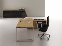 Шкаф низкий со стеклом ALSAV GLOSS LINE 9НШ.023.4 Teakwood