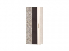 Стеллаж закрытый Витра Альфа 62 532 Орех Пегас