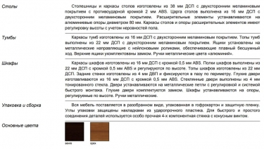 Шкаф закрытый с замком, левый Дэфо Танго Ш62-04Lз Орех