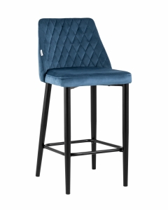 Стул полубарный Stool Group Диего велюр Пыльно-синий