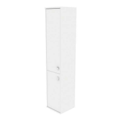 Шкаф высокий узкий левый Рива STYLE Л.СУ-1.3 Л Белый