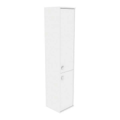 Шкаф высокий узкий правый Рива STYLE Л.СУ-1.3 Пр Белый